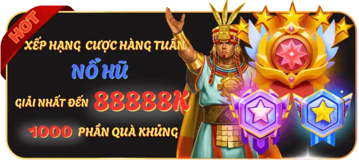 Trò chơi nổ hũ đầy màu sắc với biểu tượng jackpot lớn tại MCW7733